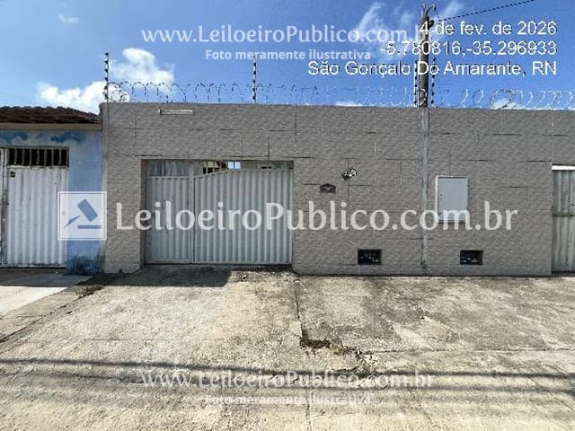 Casa em leilão em São Gonçalo Do Amarante - RN — SÃO GONÇALO DO AMARANTE (RN):  CASA 53M2