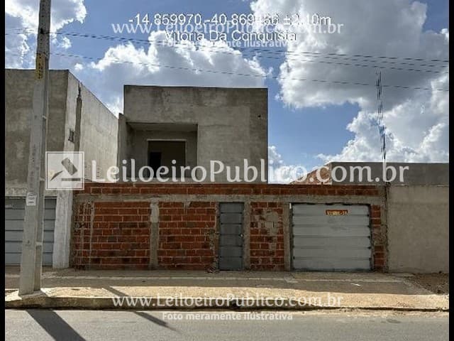 Casa em leilão em Vitória Da Conquista - BA, bairro Bateias — VITÓRIA DA CONQUISTA (BA):  CASA 166M2