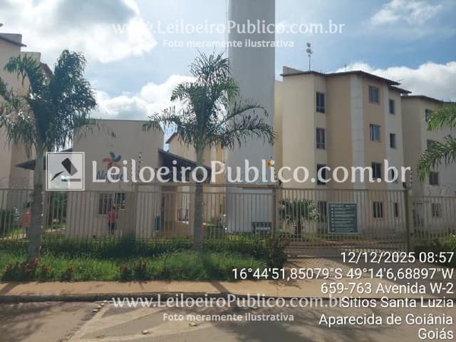 Apartamento em leilão em Aparecida De Goiânia - GO, bairro Sitios Santa Luzia — APARECIDA DE GOIÂNIA (GO):  APARTAMENTO 95,83M2