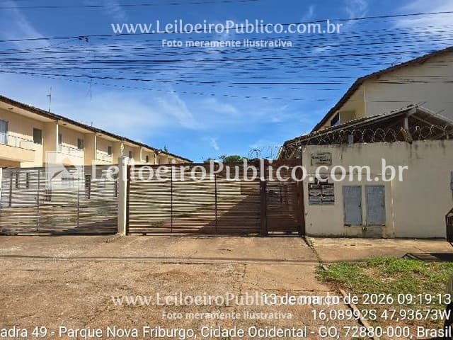 Casa em leilão em Cidade Ocidental - GO, bairro Mansões Recreio Estrela Dalva Iii — CIDADE OCIDENTAL (GO):  CASA 143,78M2