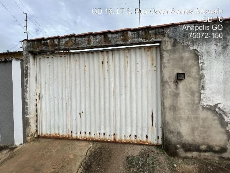 Casa em leilão em Anápolis - GO — LOTE 074 [1001400102084] CASA 90,27M² - ANÁPOLIS/GO