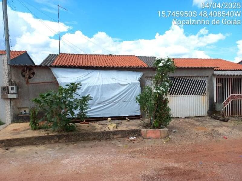 Casa em leilão em Cocalzinho De Goiás - GO — LOTE 090 [8305200003554] CASA 47,5M² - COCALZINHO DE GOIÁS/GO