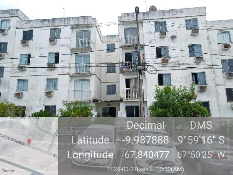 Apartamento em leilão em Rio Branco - AC, bairro Floresta — LOTE 001 [1555526656330] APARTAMENTO 62,45M² - RIO BRANCO / AC