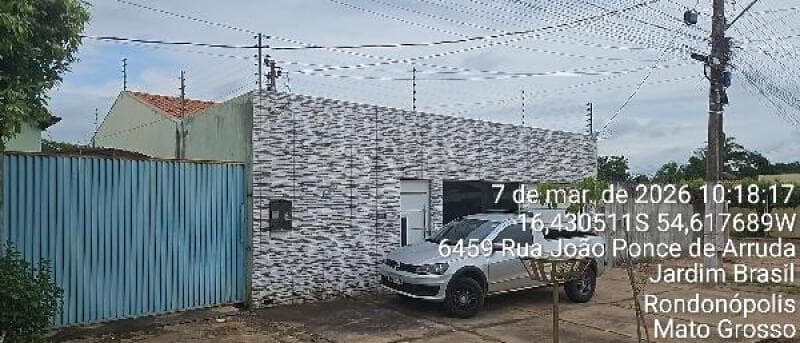 Casa em leilão em Rondonópolis - MT, bairro Jardim Padre Rodolfo Lunkenbein — LOTE 182 [8555501947097] CASA 77,5M² - RONDONOPOLIS / MT