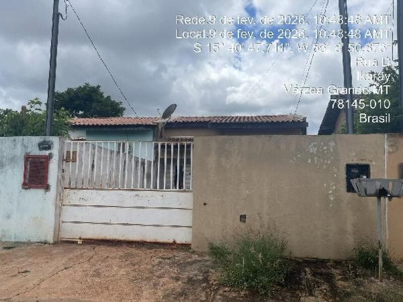 Casa em leilão em Várzea Grande - MT, bairro Parque Del Rey — LOTE 183 [8444413638074] CASA 52,86M² - VARZEA GRANDE / MT
