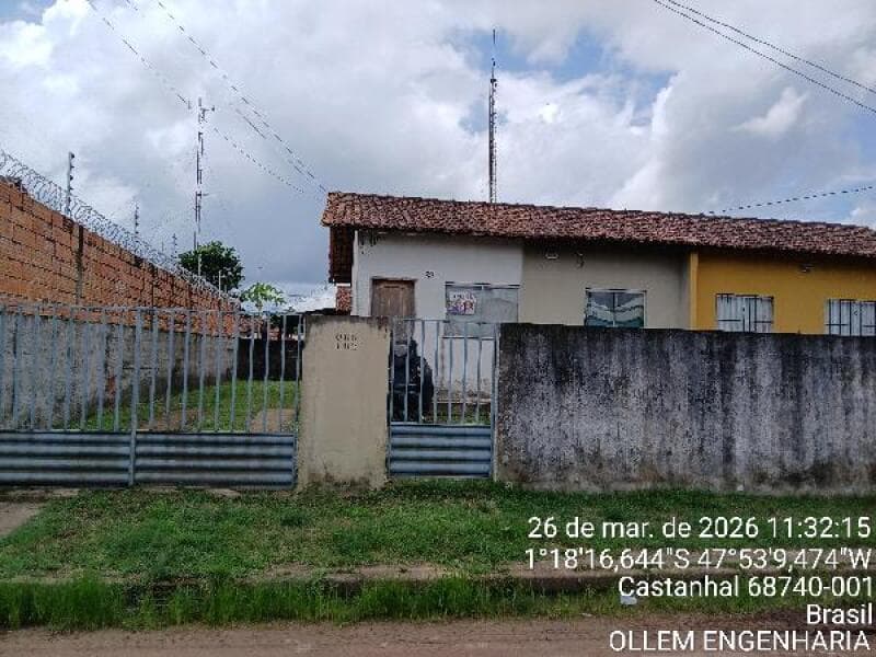 Casa em leilão em Castanhal - PA, bairro Bom Jesus — LOTE 191 [8787701743909] CASA 39,93M² - CASTANHAL / PA