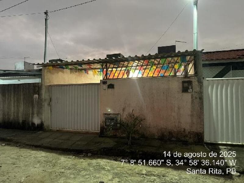 Casa em leilão em Santa Rita - PB — LOTE 210 [8444420607545] CASA 59,05M² - SANTA RITA / PB