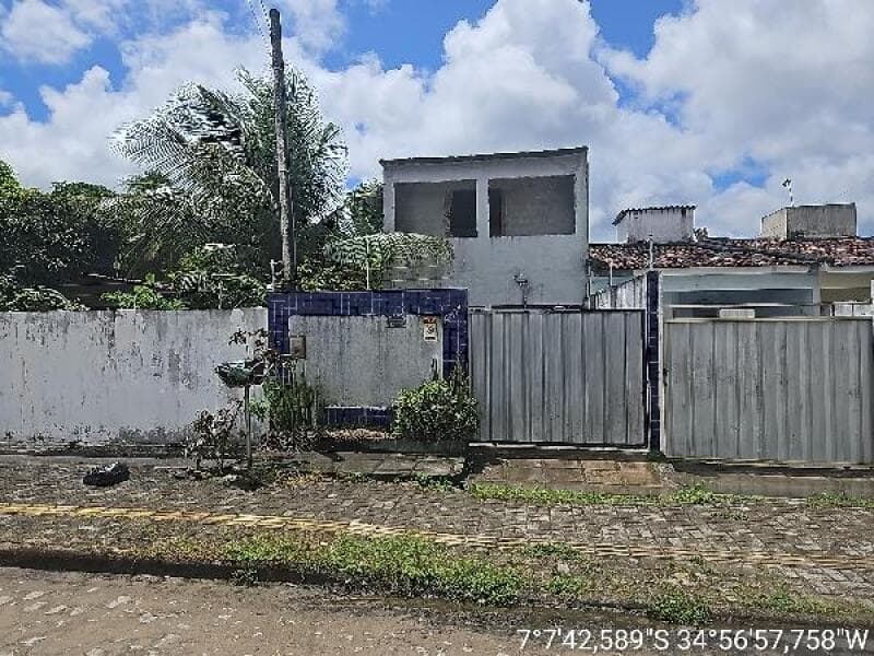 Casa em leilão em Santa Rita - PB, bairro Tibirí — LOTE 212 [8444414870736] CASA 58,6M² - SANTA RITA / PB
