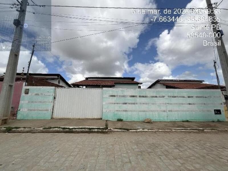 Casa em leilão em Sumé - PB, bairro Lot Costa da Serra — LOTE 217 [8444410178110] CASA 67,52M² - SUME / PB