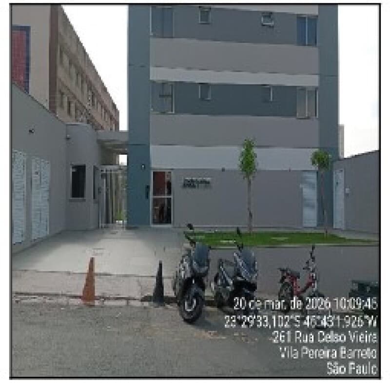 Apartamento em leilão em São Paulo - SP, bairro Vila Pereira Barreto — LOTE 570 [8787715346435] APARTAMENTO 16,46M² - SAO PAULO / SP
