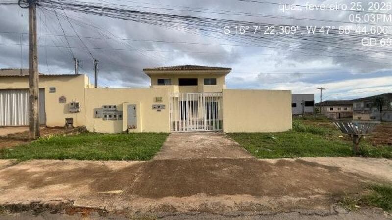 Apartamento em leilão em Cidade Ocidental - GO, bairro Parque Napolis B — LOTE 066 [8444418887471] Apartamento - 54,03 m² - COND RES JURERÊ VIII - CIDADE OCIDENTAL - GO