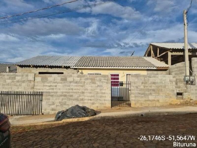 Casa em leilão em Bituruna - PR, bairro Lot São Pedro — LOTE 204 [8787709107564] Casa - 41,25 m² - - BITURUNA - PR