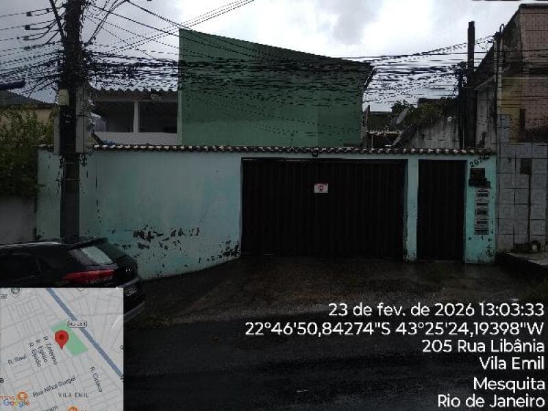 Casa em leilão em Mesquita - RJ, bairro Vila Emil — LOTE 250 [8444408115603] Casa - 65,6 m² - - MESQUITA - RJ