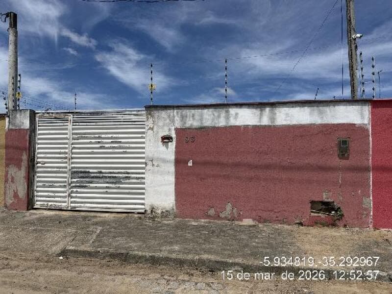 Casa em leilão em Parnamirim - RN, bairro Jardim Santa Tereza — LOTE 351 [8444412176689] Casa - 62,8 m² - LOT JARDIM SANTA TEREZA - PARNAMIRIM - RN