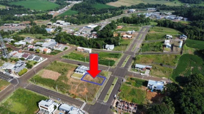 Foto 2 de 3: Terreno em leilão em Cunha Porã - SC — LOTE 001 [7.694] TERRENO DE 405,86M² EM CUNHA PORÃ/SC