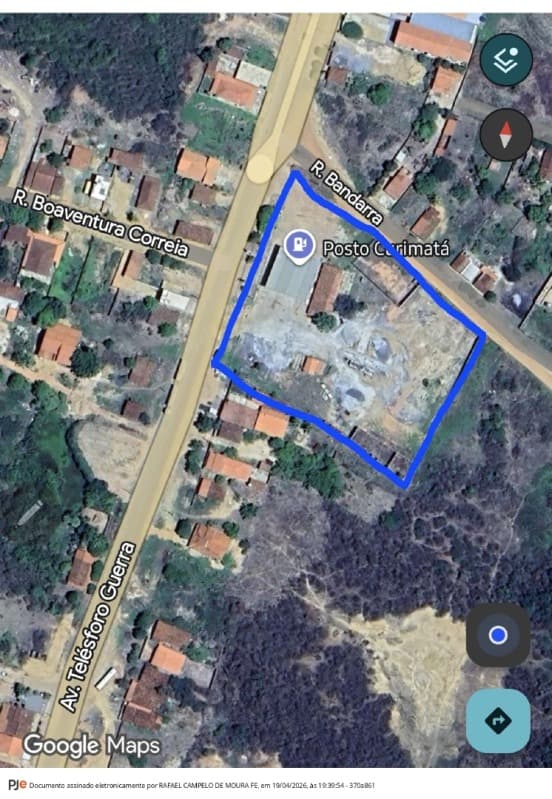 Foto 1 de 3: Terreno em leilão em Curimatá - PI — LOTE 001 10.000 M2 DE TERRENO URBANO