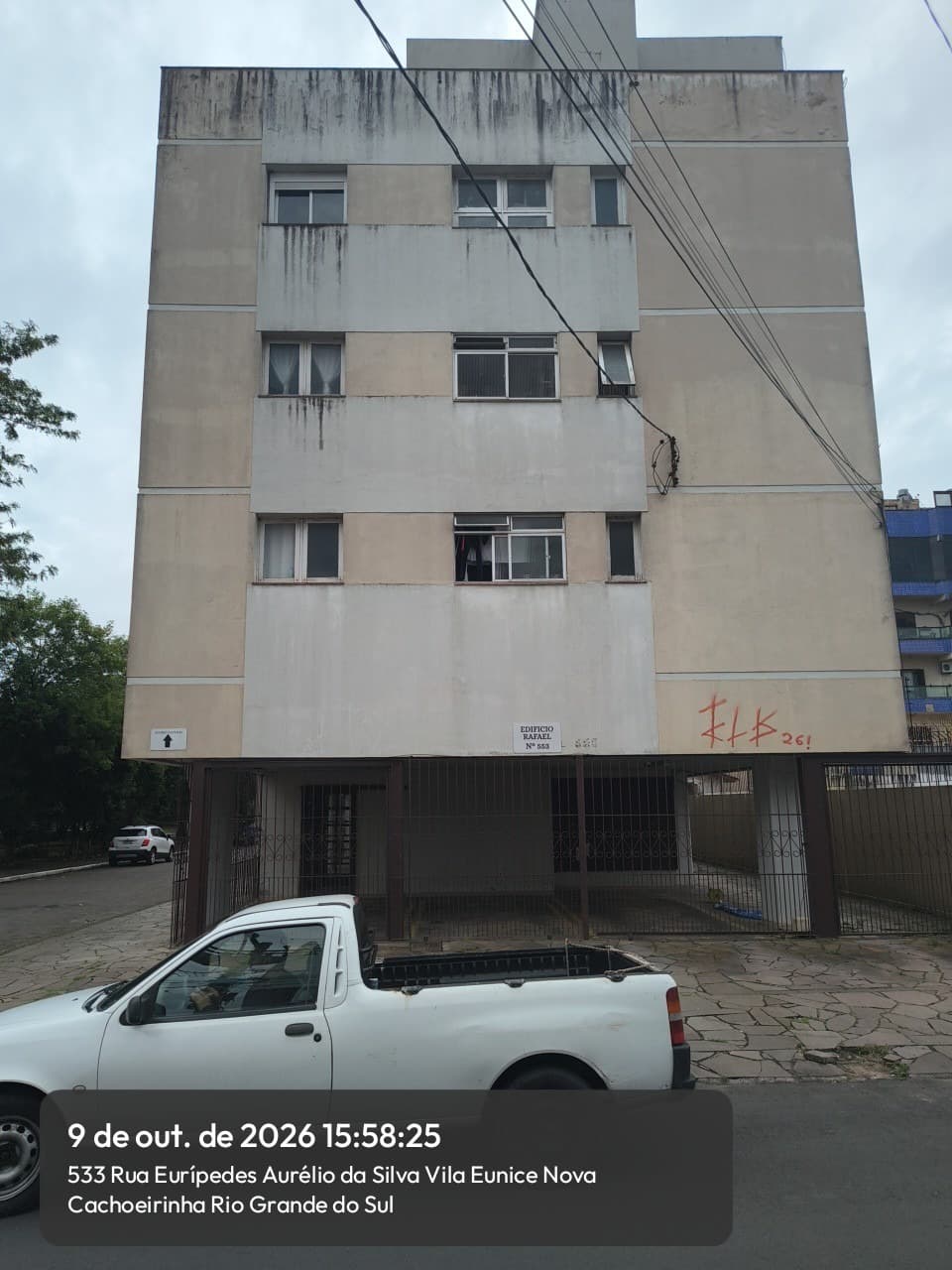 Foto 4 de 5: Vaga de Garagem em leilão em Cachoeirinha - RS — Box de estacionamento nº 10 do Edifício Rafael, na Rua Eurípedes Aurélio da Silva, nº 553, Cachoeirinha-RS