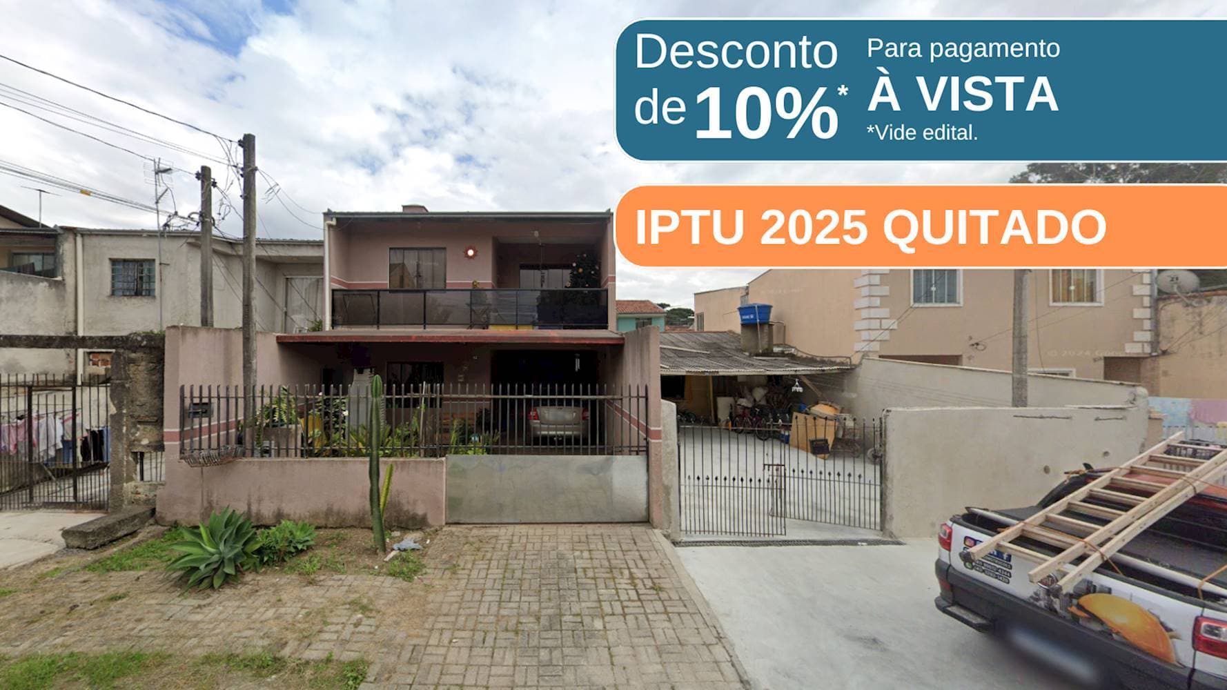 Casa em leilão em Curitiba - PR — Casa no Pinheirinho em Curitiba/PR