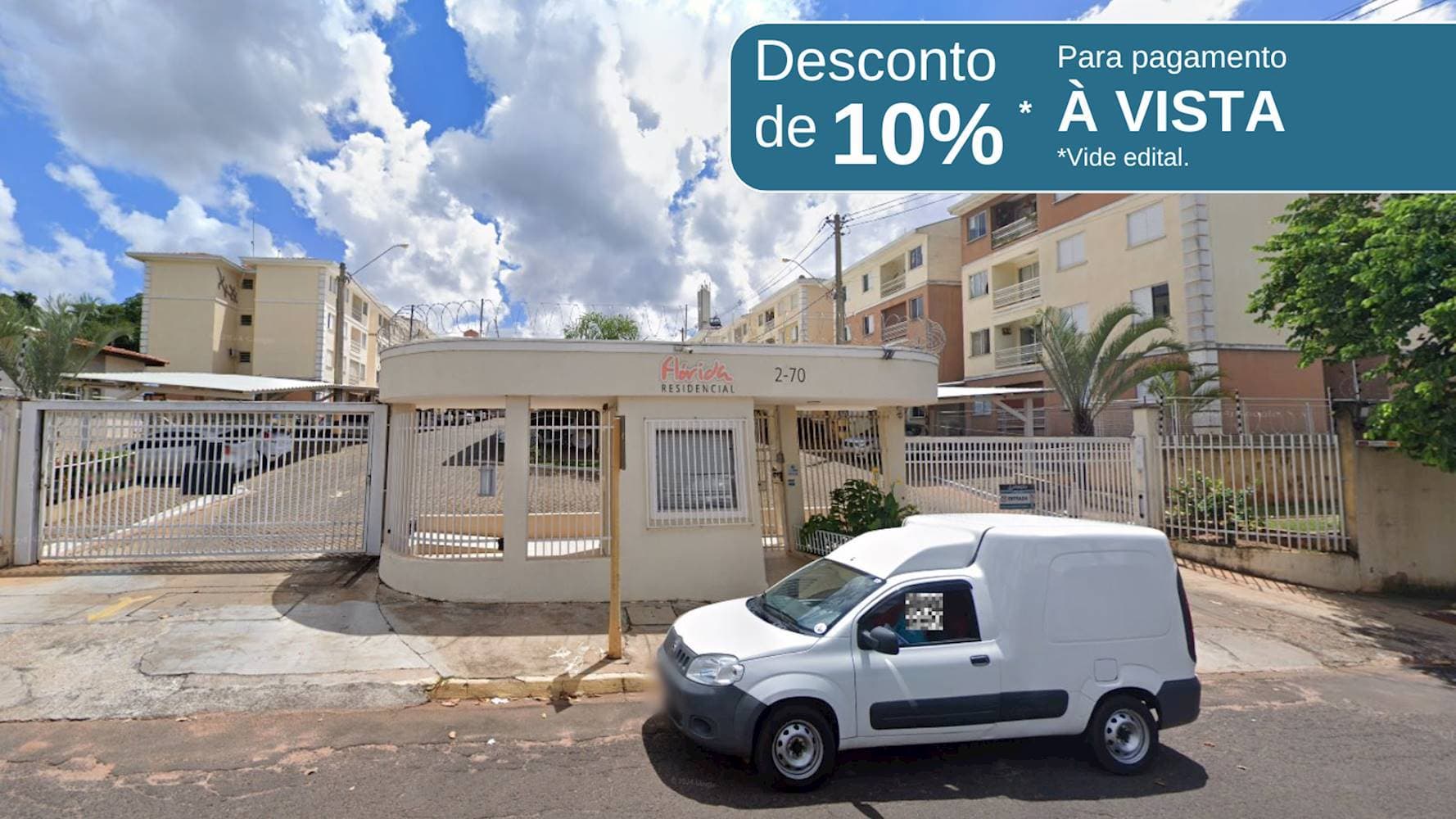Foto 1 de 6: Apartamento em leilão em Bauru - SP — Apartamento no "Condomínio Flórida Residencial" - Nucleo Hab. José Regino - Bauru/SP
