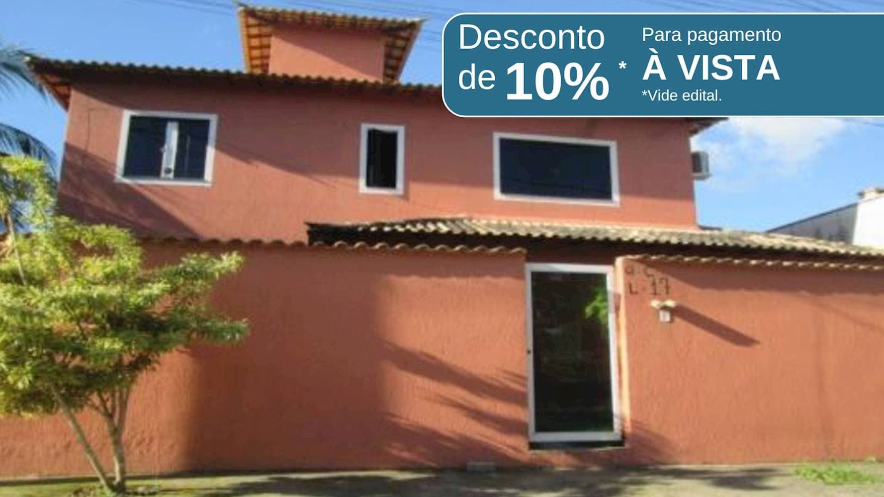 Foto 1 de 6: Casa em leilão em São Pedro da Aldeia - RJ — Casa no Morro dos Milagres - São Pedro da Aldeia/RJ