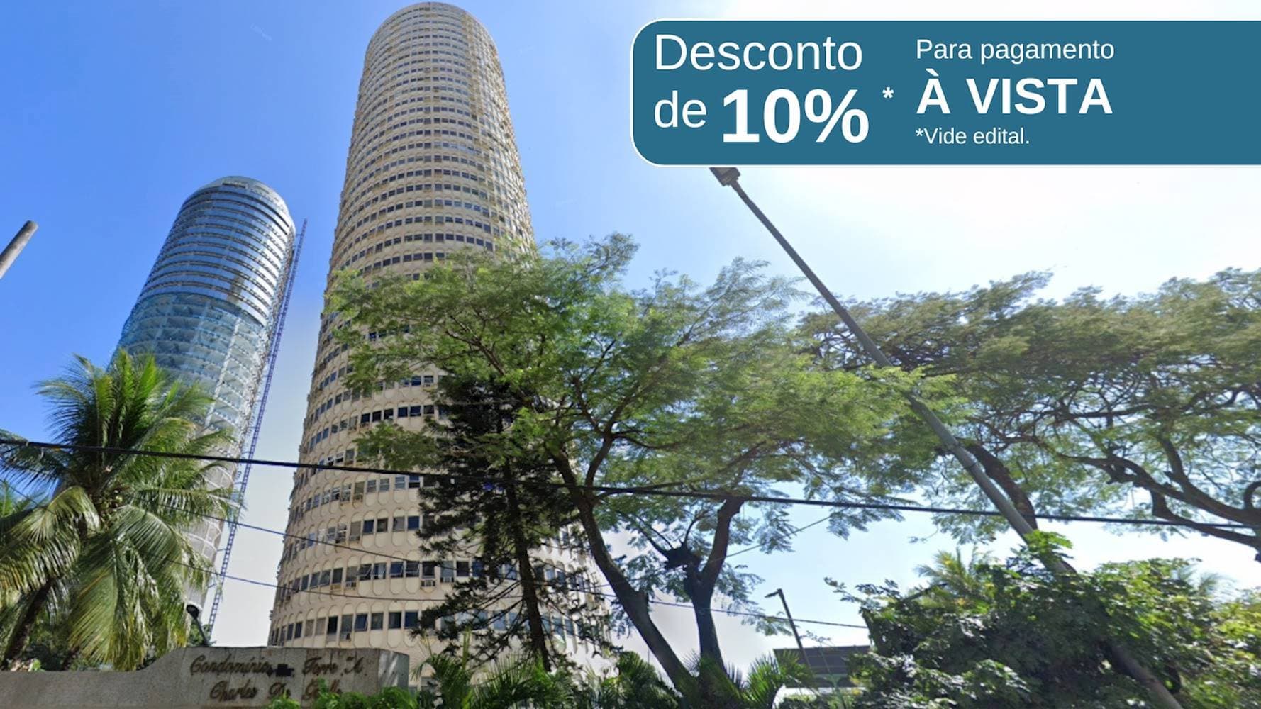 Foto 1 de 7: Apartamento em leilão em Rio de Janeiro - RJ — Apartamento no "Edificio Torre Charles de Gaulle" - Barra da Tijuca - Rio de Janeiro/RJ