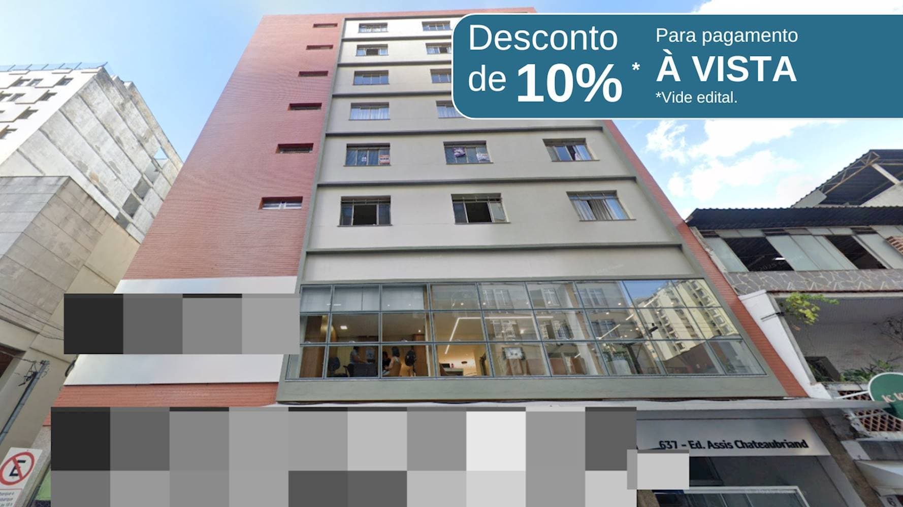 Foto 1 de 6: Apartamento em leilão em Juiz de Fora - MG — Apartamento no "Edificio Assis Chateaubriand" - Centro - Juiz de Fora/MG