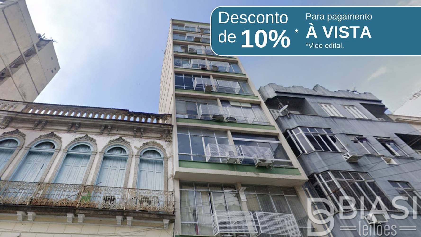 Foto 1 de 10: Comercial em leilão em Rio de Janeiro - RJ — Sala Comercial no Centro do Rio de Janeiro/RJ