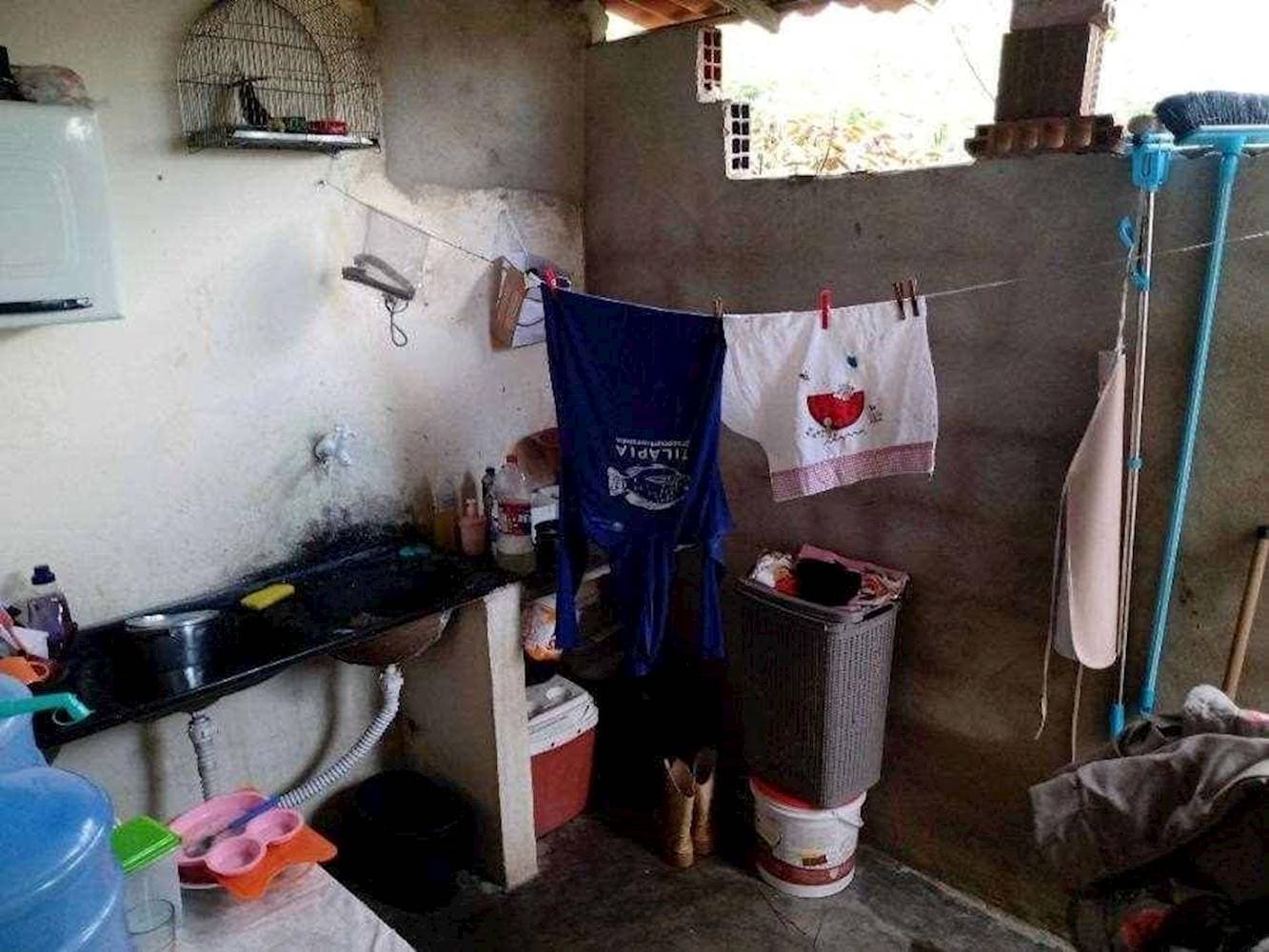 Foto 3 de 18: Casa em leilão em Jaguaribara - CE — Casa, Padrão, 1 vaga(s) de garagem