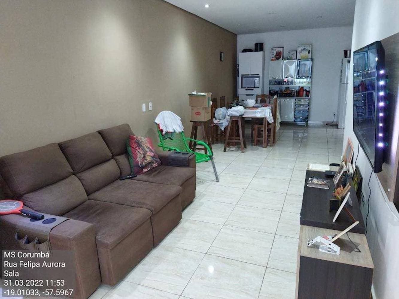 Foto 6 de 15: Casa em leilão em Ladário - MS — Casa, Padrão, 1 vaga(s) de garagem