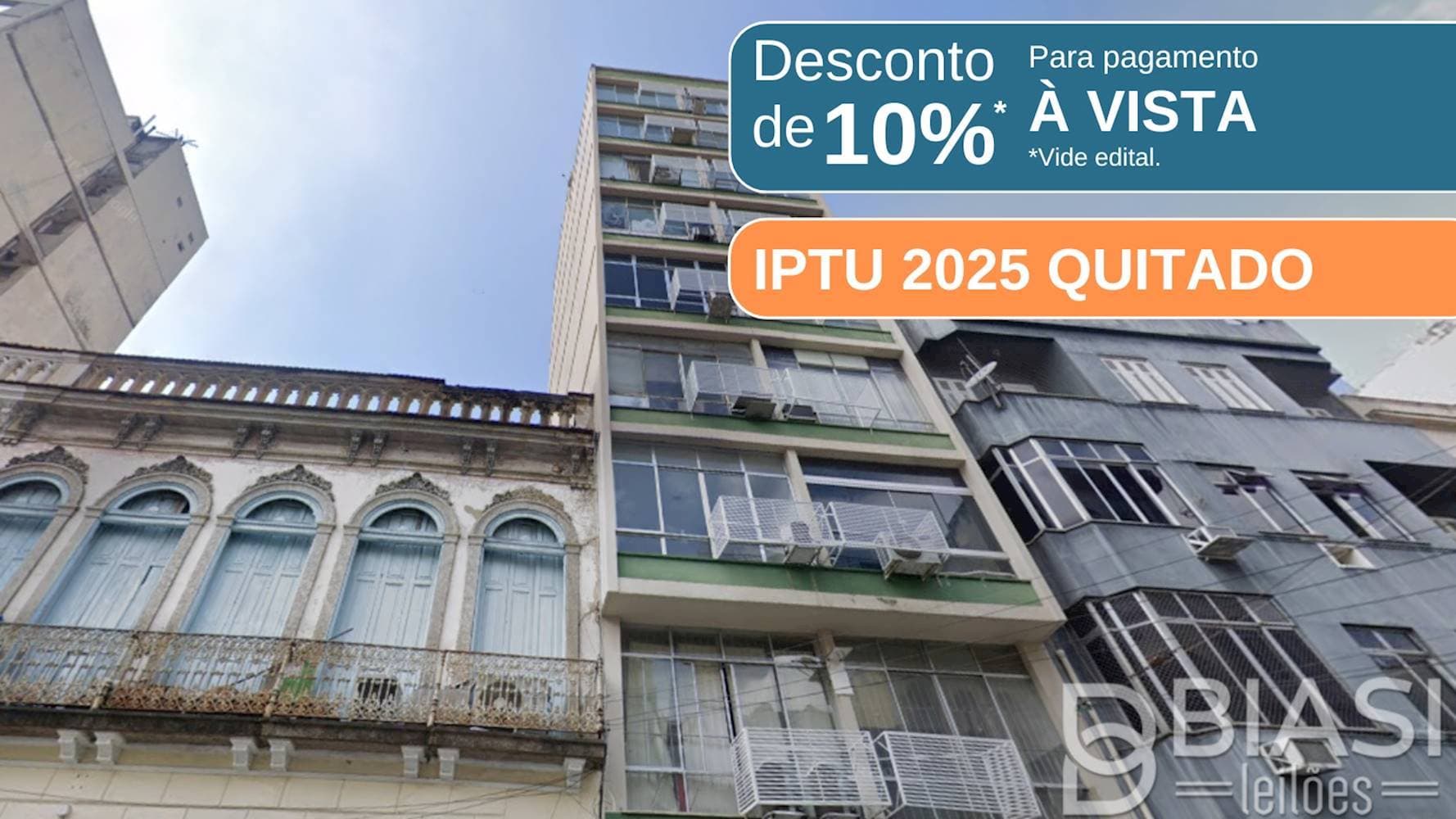 Foto 1 de 10: Comercial em leilão em Rio de Janeiro - RJ — Sala Comercial no Centro do Rio de Janeiro/RJ