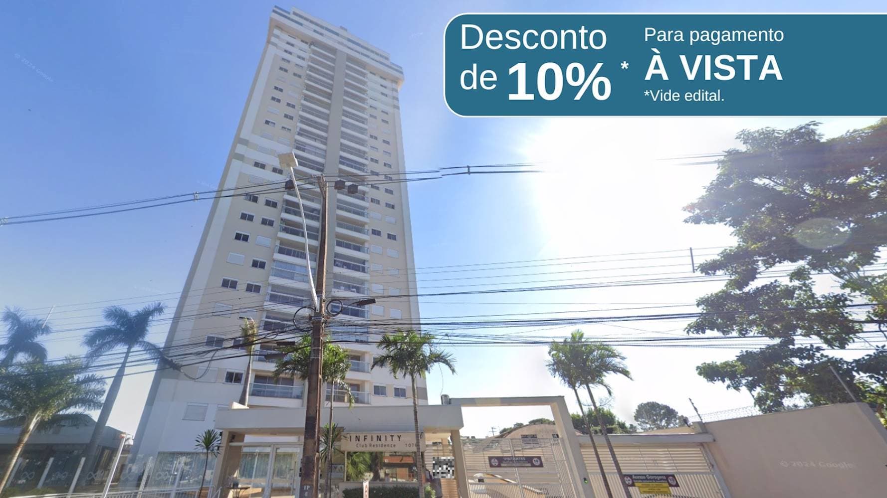 Foto 1 de 6: Apartamento em leilão em Maringá - PR — Apartamento no "Edifício  Infinity Residence" - Parque Industrial I - Maringá/PR