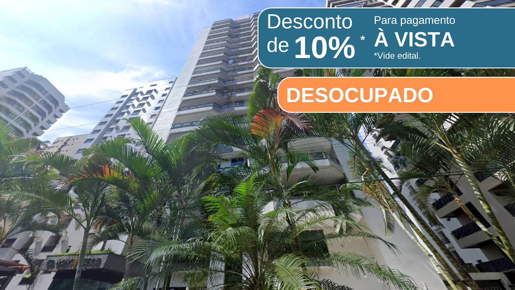 Foto 1 de 6: Apartamento em leilão em Guarujá - SP — Apartamento no "Condomínio Edifício Monte Verde" - Barra Funda - Guarujá/SP