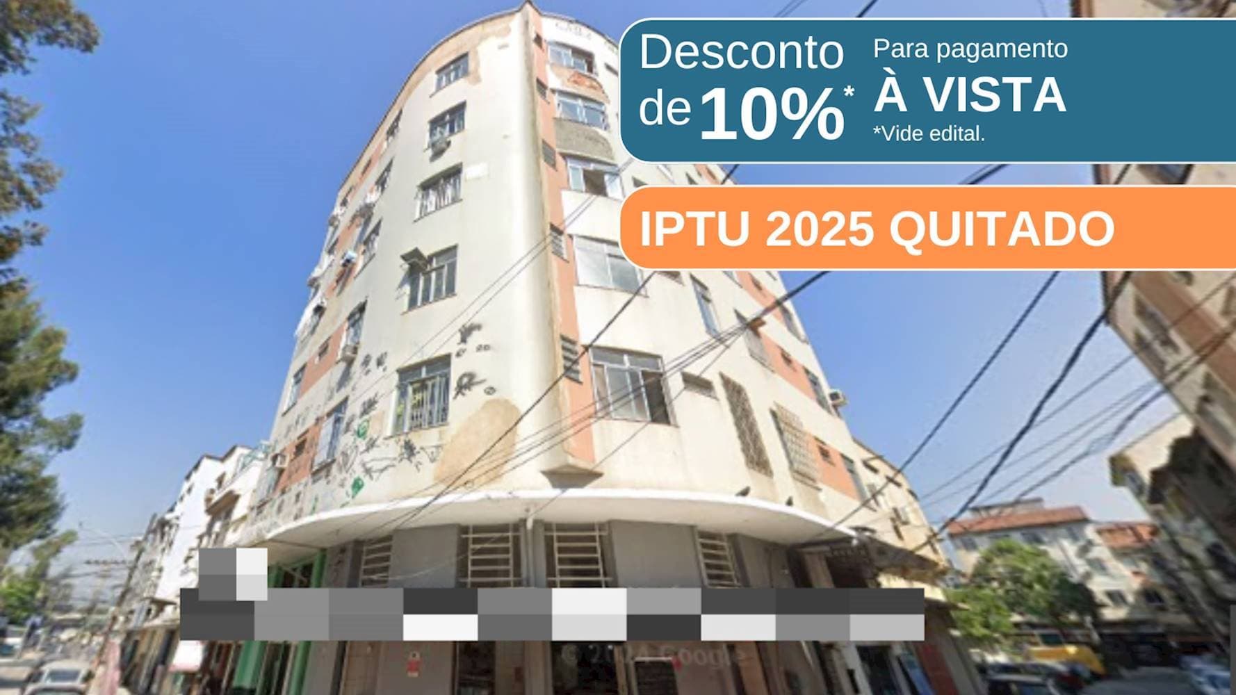 Foto 1 de 5: Apartamento em leilão em Rio de Janeiro - RJ — Apartamento no "Cond. Edifício Abigail' em Higienópolis - Rio de Janeiro/RJ