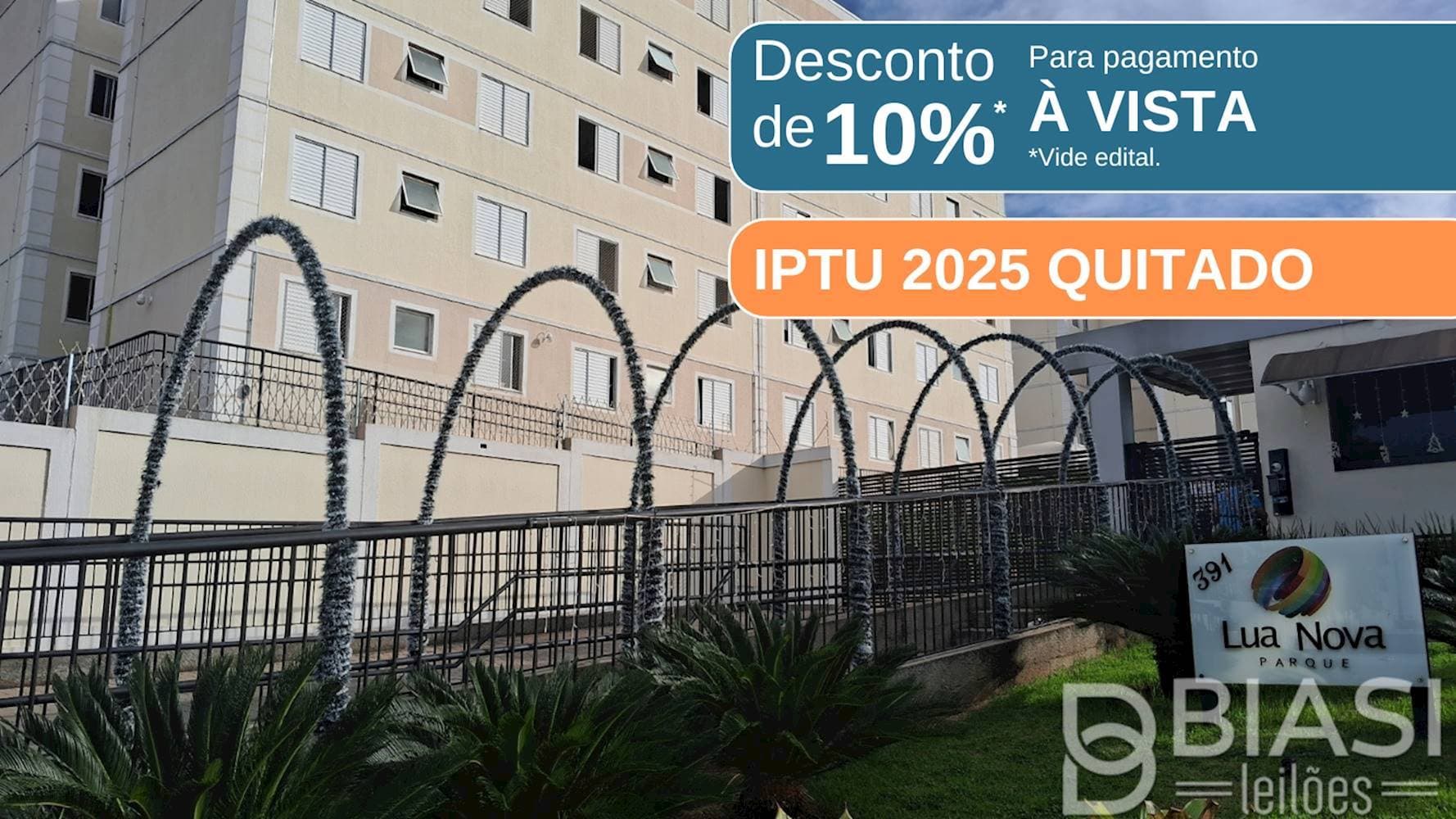 Foto 1 de 7: Apartamento em leilão em Limeira - SP — Apartamento no Parque Lua Nova em Limeira/SP