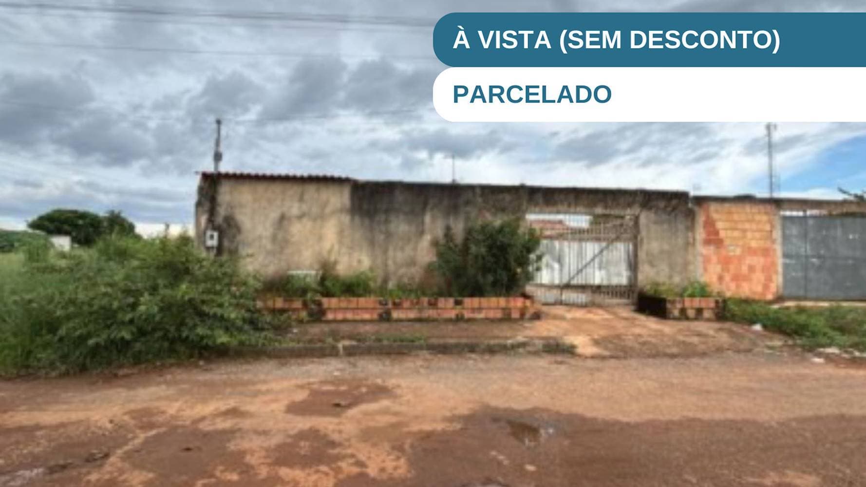 Foto 1 de 5: Casa em leilão em Cidade Ocidental - GO — Casa no Jardim Dom Bosco - Cidade Ocidental/GO