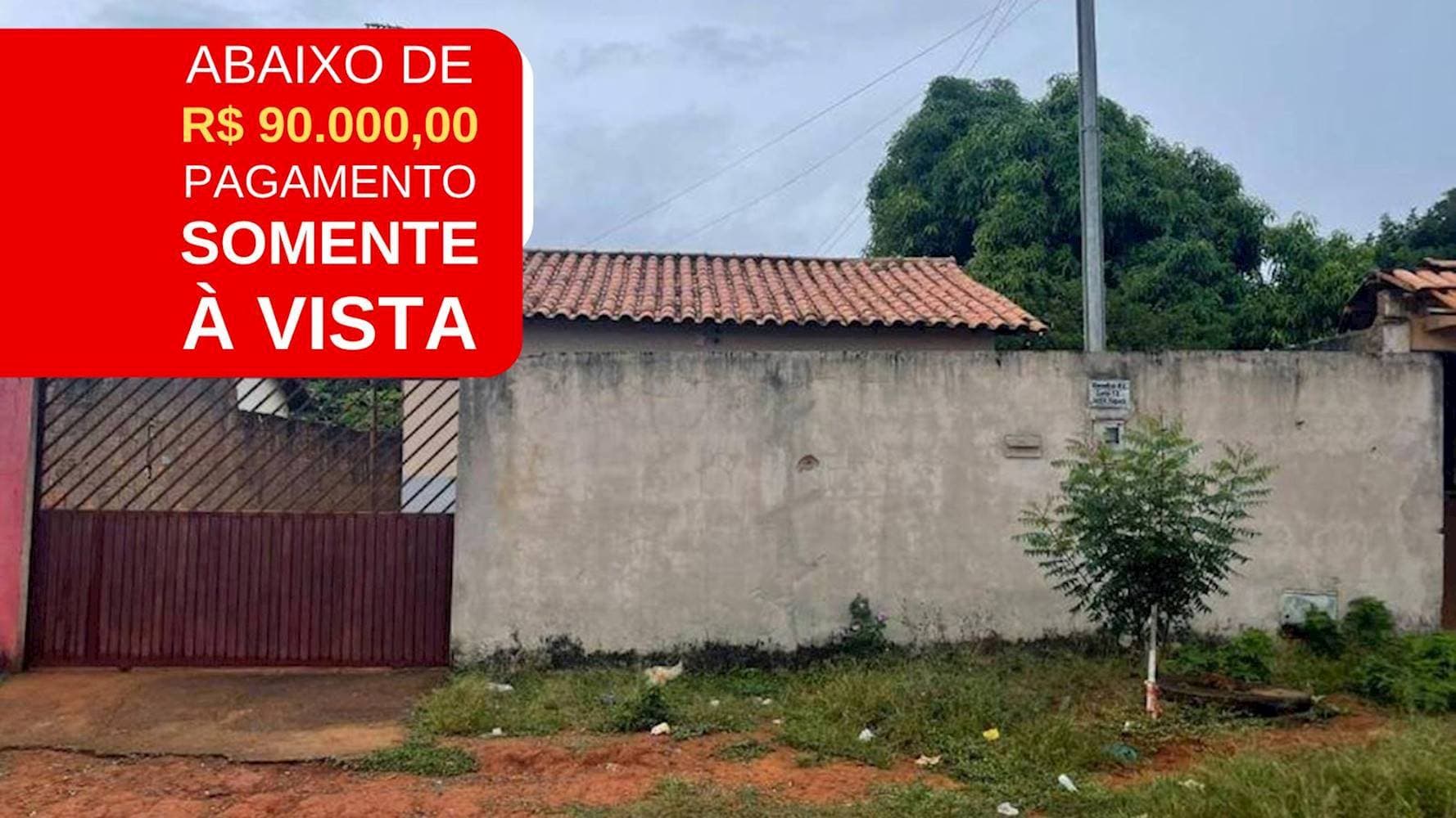 Foto 1 de 5: Casa em leilão em Planaltina - GO — Casa no Jardim Paqueta  - Planaltina/GO
