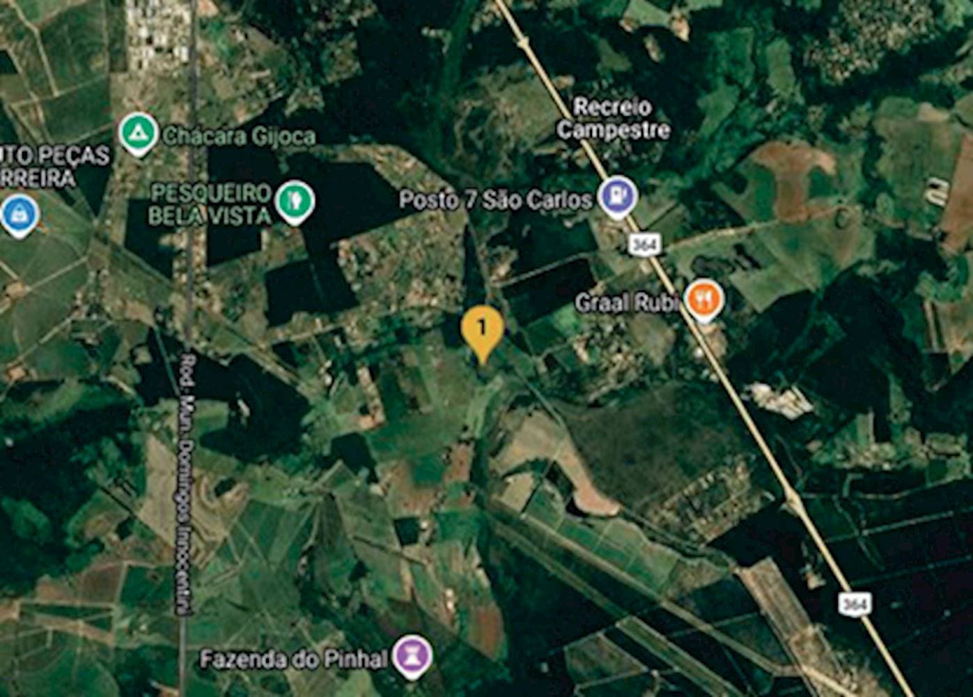 Foto 3 de 4: Terreno em leilão em São Carlos - SP — Terreno no Posto do Castelo em São Carlos/SP (Parte B)