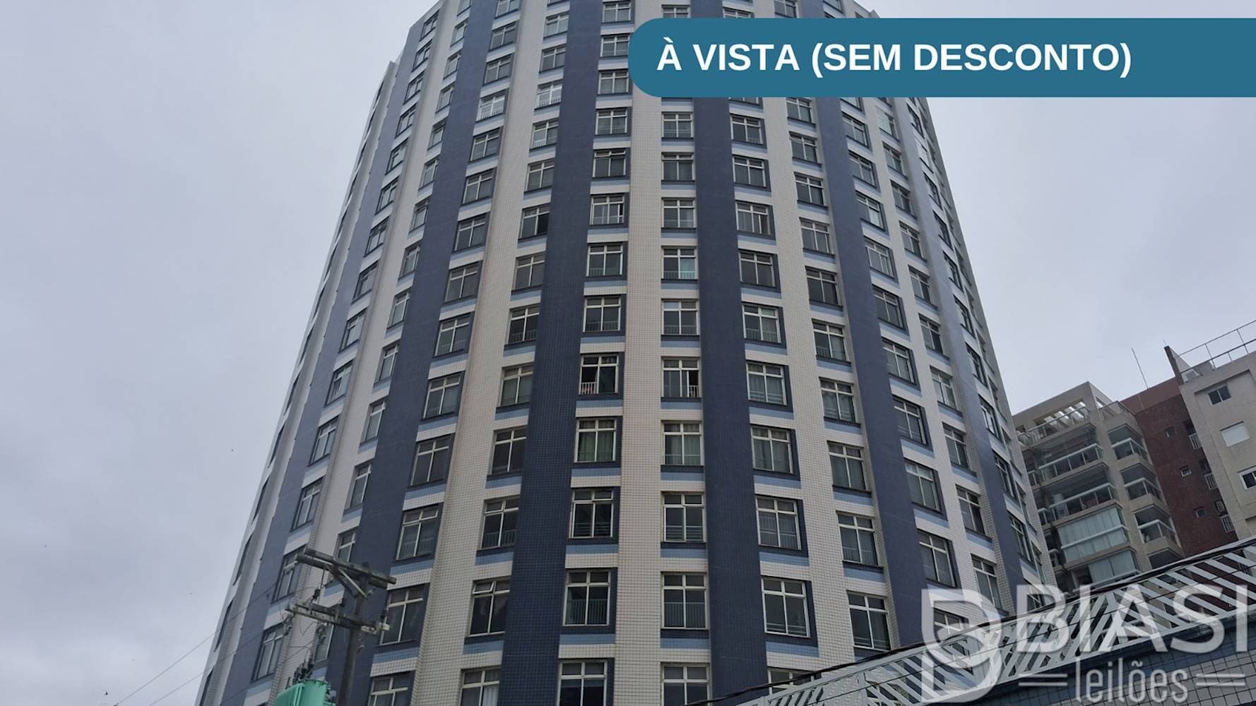 Foto 1 de 8: Apartamento em leilão em Itanhaém - SP, bairro Praia dos Sonho — Apartamento no "Edifício Abarebebê" - Praia dos Sonho - Itanhaém/SP