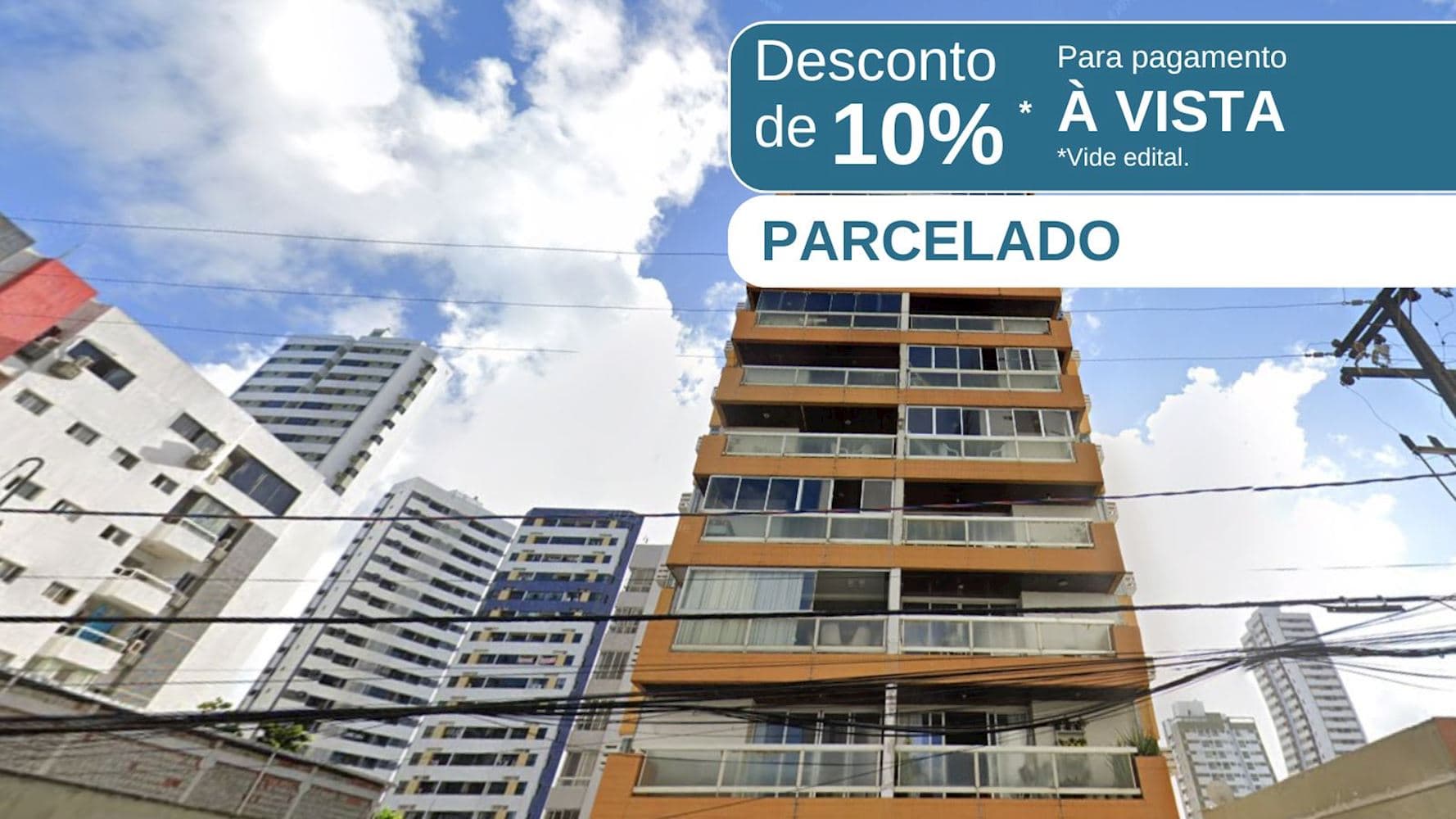 Foto 1 de 5: Apartamento em leilão em Jaboatão Dos Guararapes - PE, bairro Piedade — Apartamento no "Edifício Champs Elysses" - Piedade - Jaboatão dos Guararapes/PE