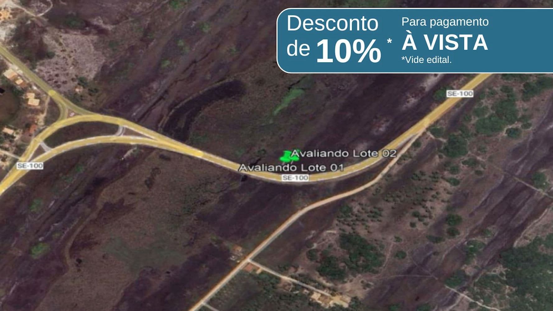 Foto 1 de 6: Terreno em leilão em Itaporanga D'ajuda - SE, bairro Vila Rica dos Abais — 02 Terrenos na Vila Rica dos Abais - Itaporanga D'Ajuda/SE