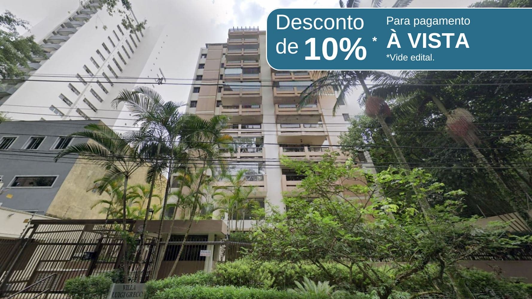 Foto 1 de 6: Apartamento em leilão em São Paulo - SP, bairro Morumbi — Apartamento no "Edifício Villa Luigi Greco" - Morumbi - São Paulo/SP