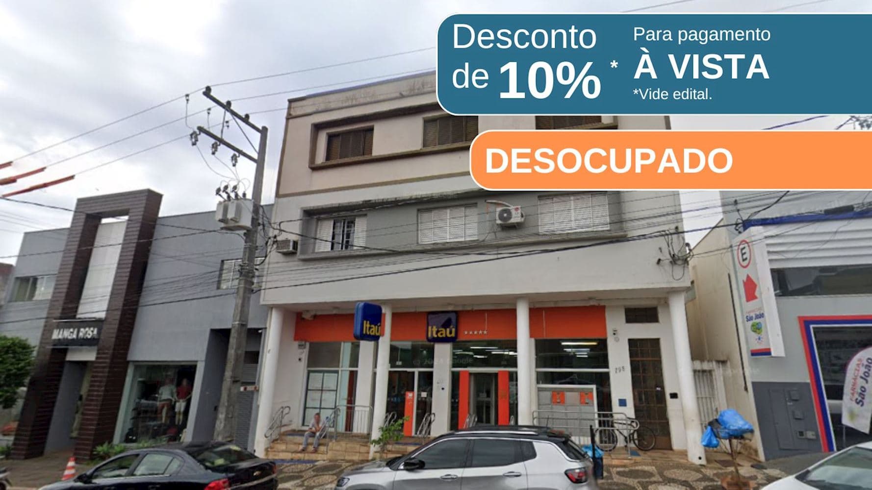 Foto 1 de 4: Comercial em leilão em Cruzeiro Do Oeste - PR, bairro Centro — Loja Comercial no Centro - Cruzeiro Do Oeste/PR