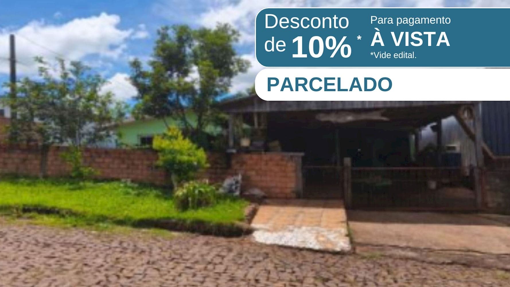 Foto 1 de 5: Casa em leilão em Quedas Do Iguaçu - PR, bairro Bom Pastor — Casa em Bom Pastor - Quedas do Iguaçu/PR