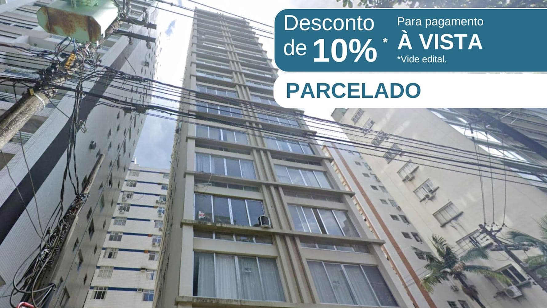 Foto 1 de 6: Apartamento em leilão em Santos - SP, bairro Boqueirão — Apartamento no "Edifício Agulhas Negras" - Boqueirão - Santos/SP