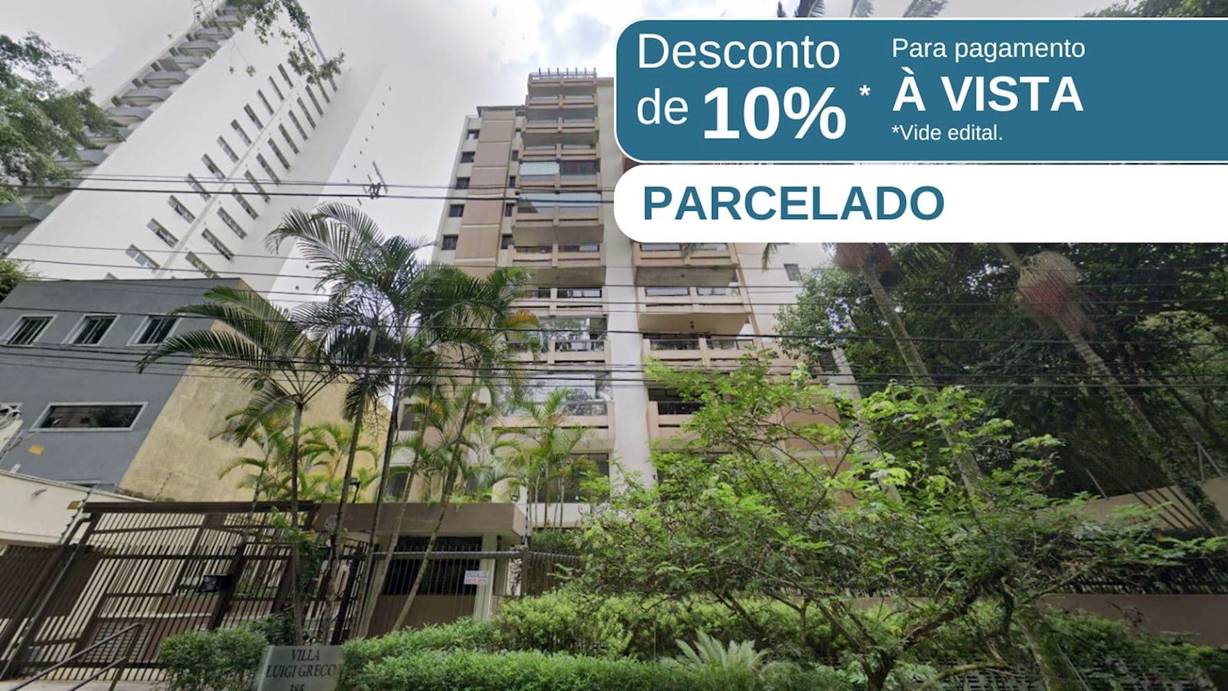 Foto 1 de 6: Apartamento em leilão em São Paulo - SP, bairro Morumbi — Apartamento no "Edifício Villa Luigi Greco" - Morumbi - São Paulo/SP