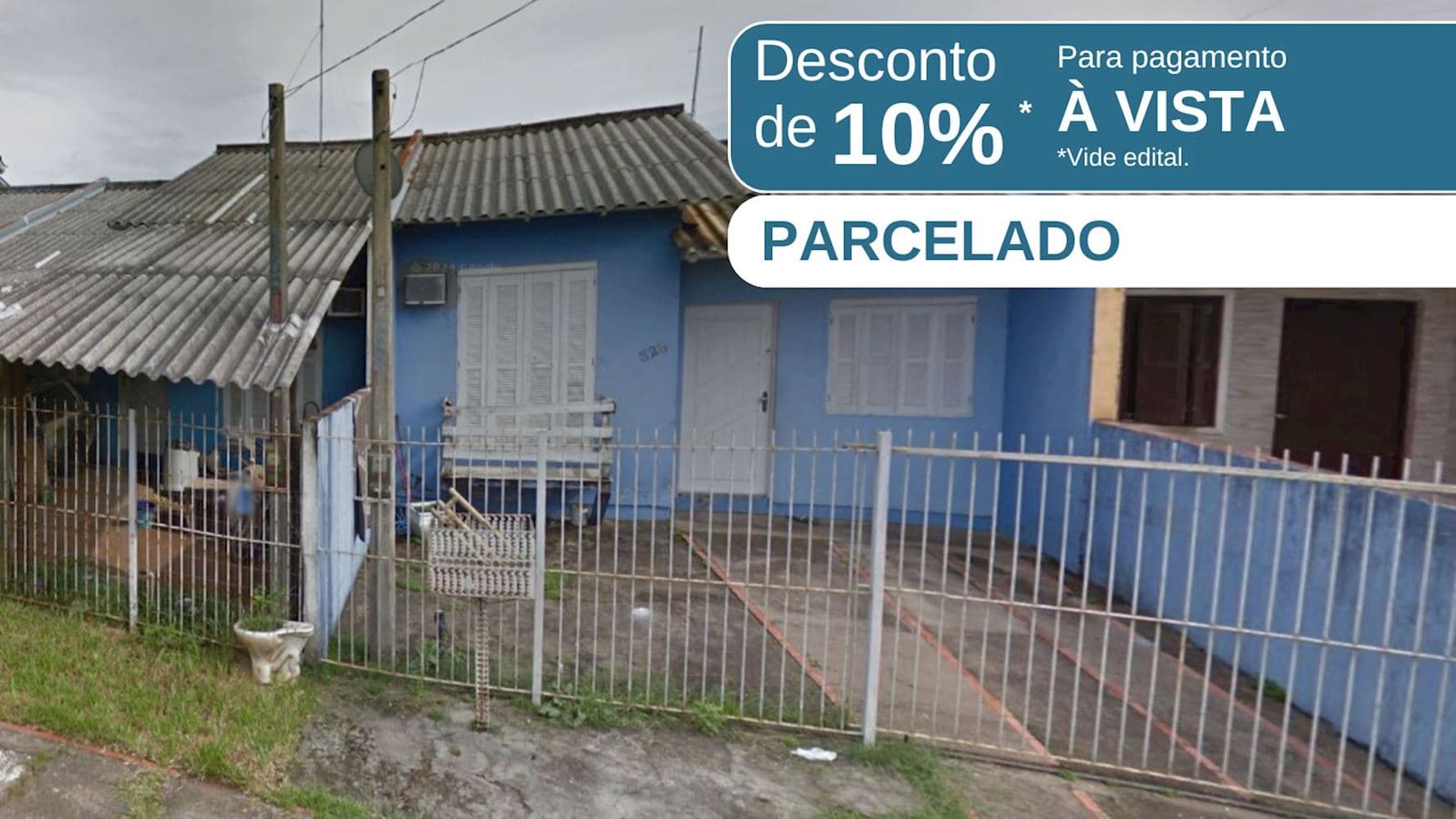 Foto 1 de 6: Casa em leilão em Gravataí - RS — Casa no Residencial Recanto das Taquareiras - Gravataí/RS