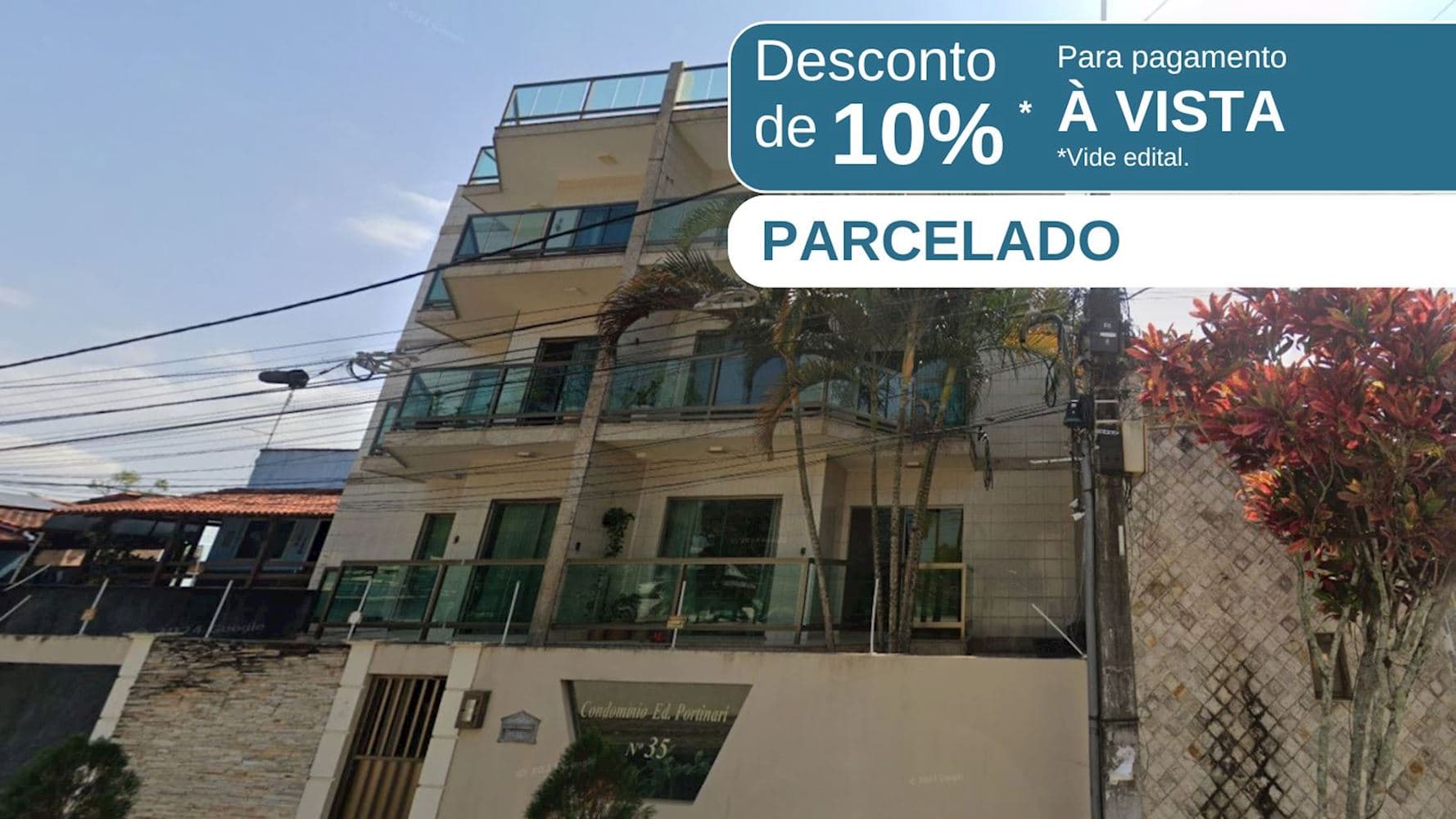 Foto 1 de 6: Apartamento em leilão em Rio Das Ostras - RJ, bairro Casa Grande — Apartamento no "Edifício Portinari" - Casa Grande - Rio das Ostras/RJ
