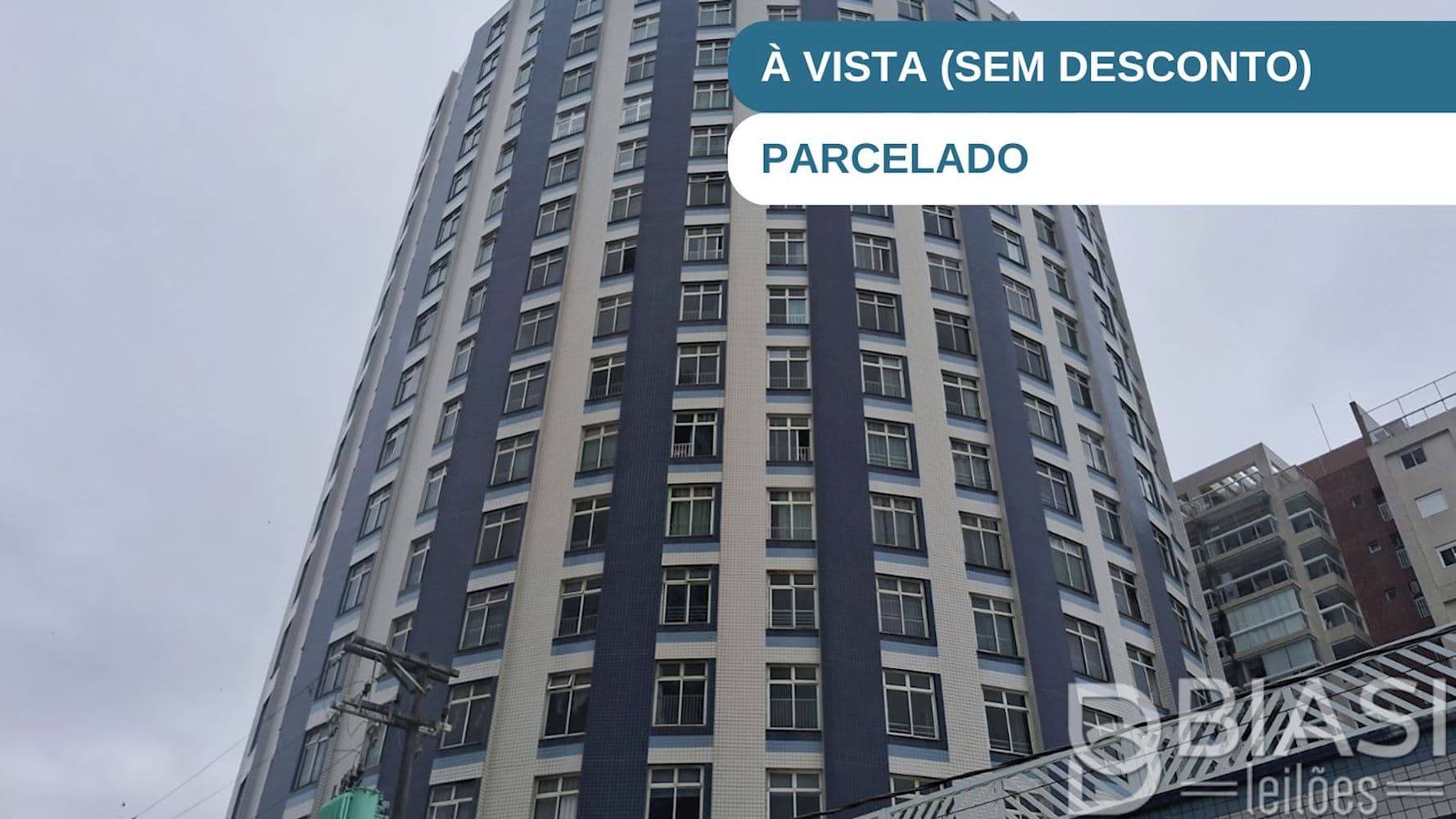 Foto 1 de 8: Apartamento em leilão em Itanhaém - SP, bairro Praia do Sonho — Apartamento no "Edifício Abarebebê" - Praia do Sonho - Itanhaém/SP