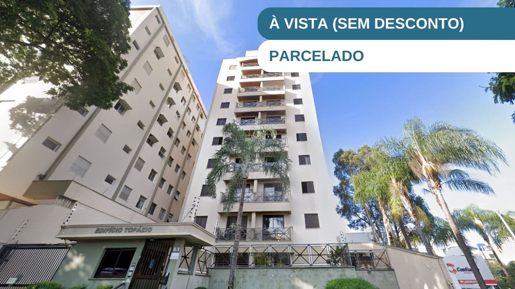 Foto 1 de 6: Apartamento em leilão em Campinas - SP, bairro Cambuí — Apartamento no "Edifício Topázio" - Cambuí - Campinas/SP