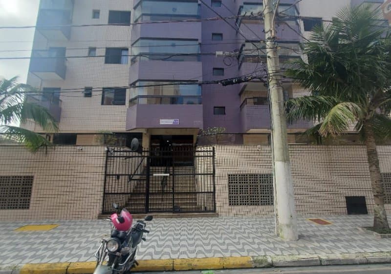 Foto 1 de 13: Apartamento em leilão em Praia Grande - SP, bairro Vila Tupy — Apartamento com área útil de 108m² e área total de 159m², Condomínio Edifício São Salvador - Praia Grande/SP
